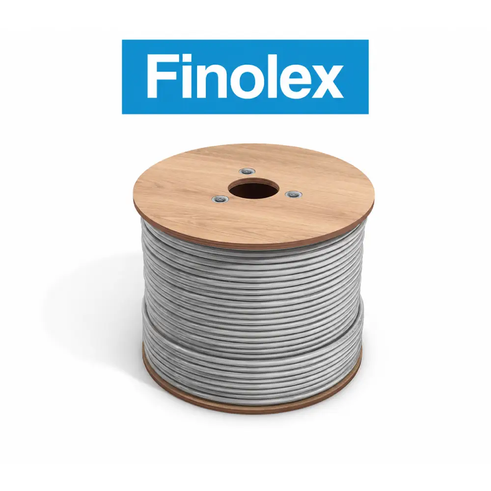Finolex CAT6A Lan Cable 305m (Grey) 23 AWG