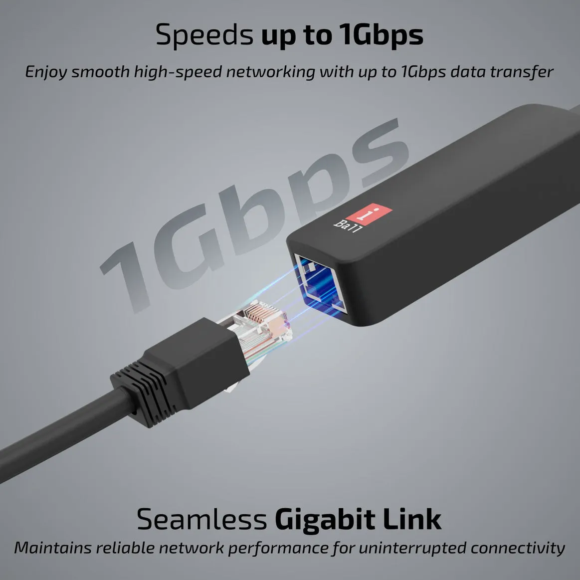 Usb Convertor Rj45 Iball USB To RJ45 Giga Lan Converter | Mega Jaipur