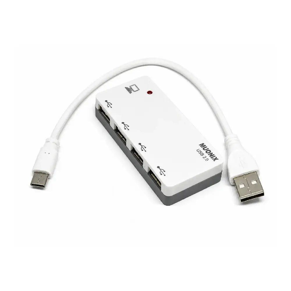 Muonix 4 Port USB Hub 2.0 view 2
