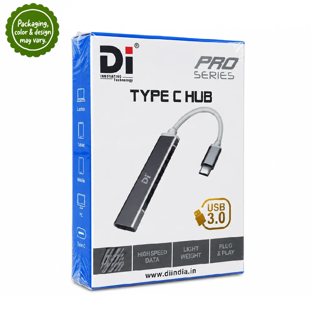 DI Type-C to USB Hub 4 Port