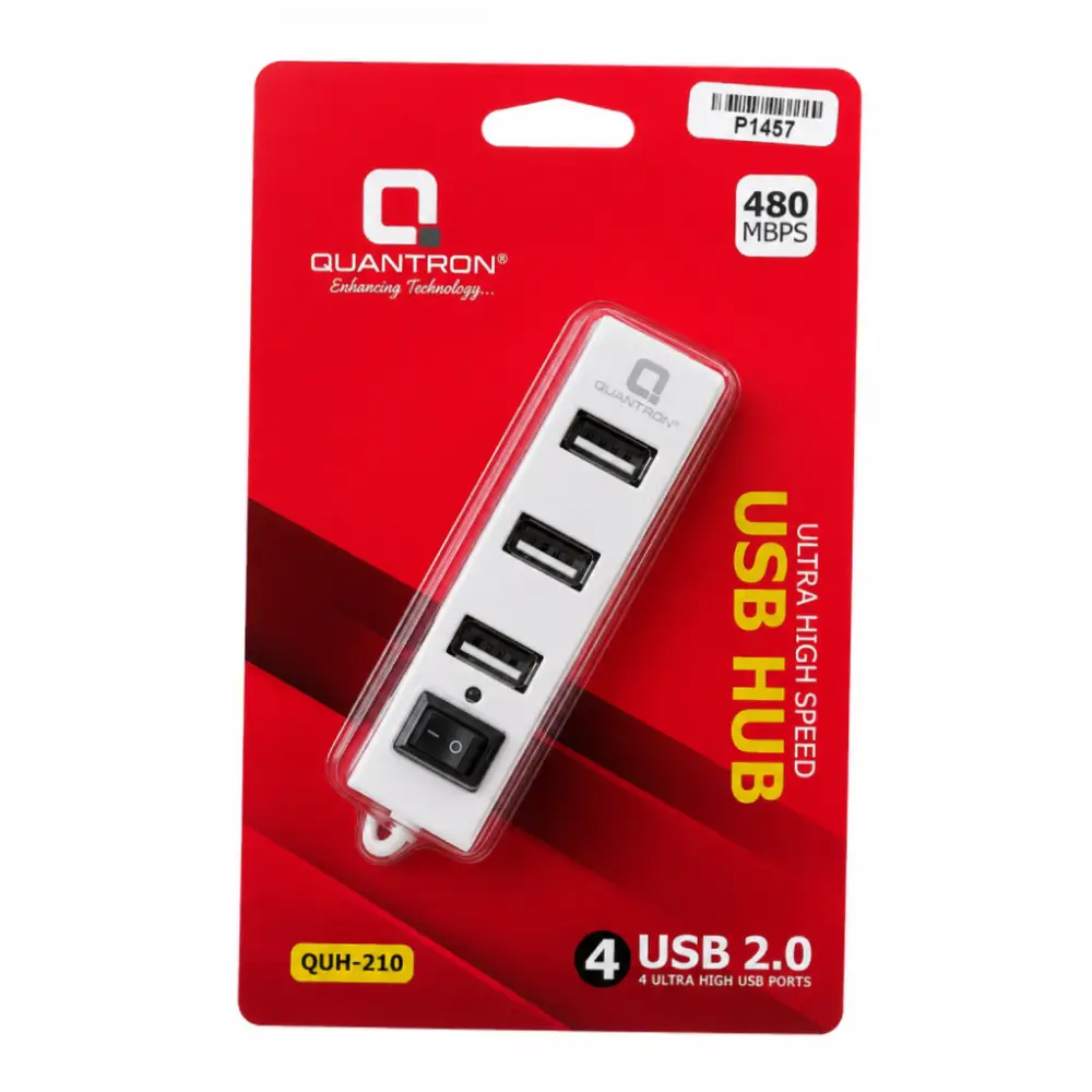 Quantron USB Hub 4 Port 2.0 (QUH-210)