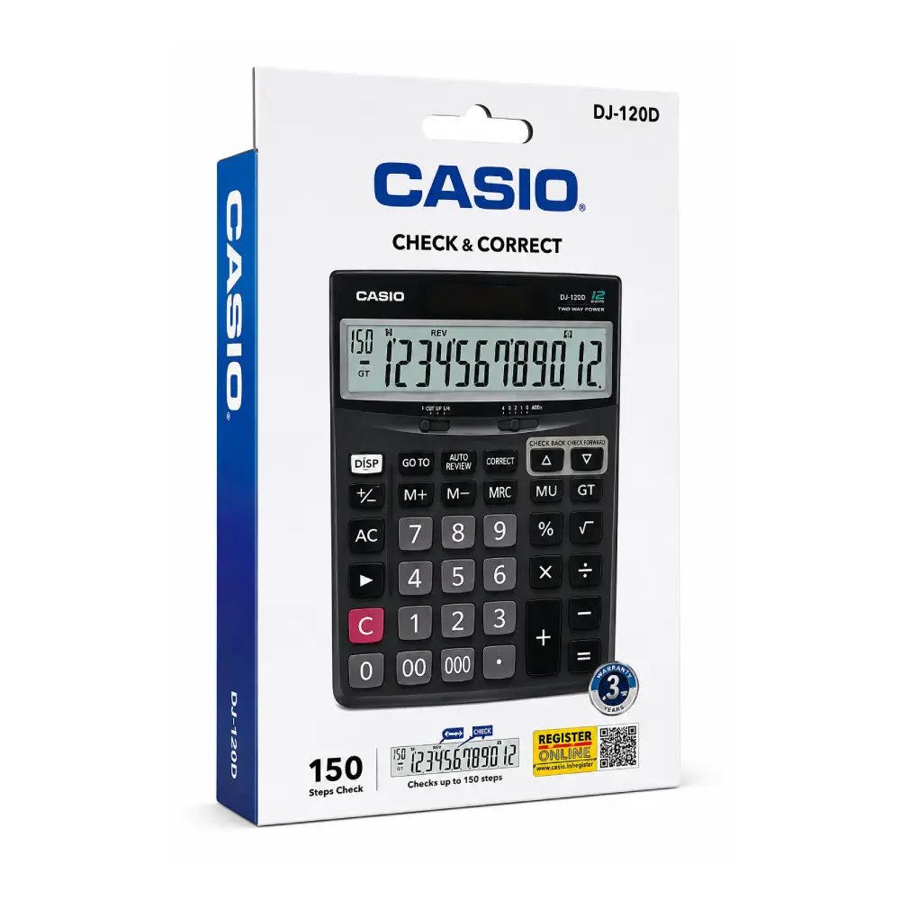 Casio DJ 120D Calculator