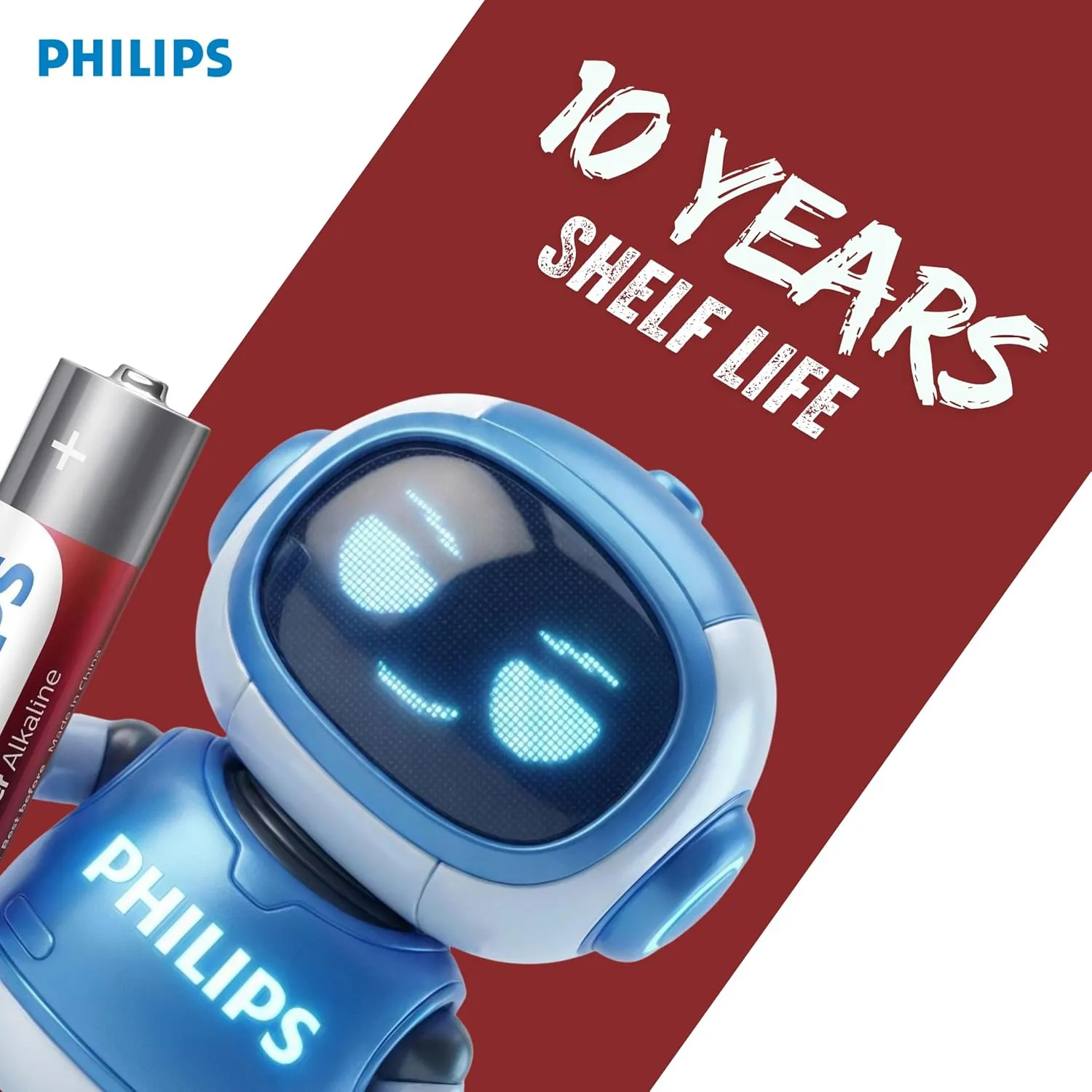 PHILIPS AA Power Alkaline Battery (Pack Of 2) view 2
