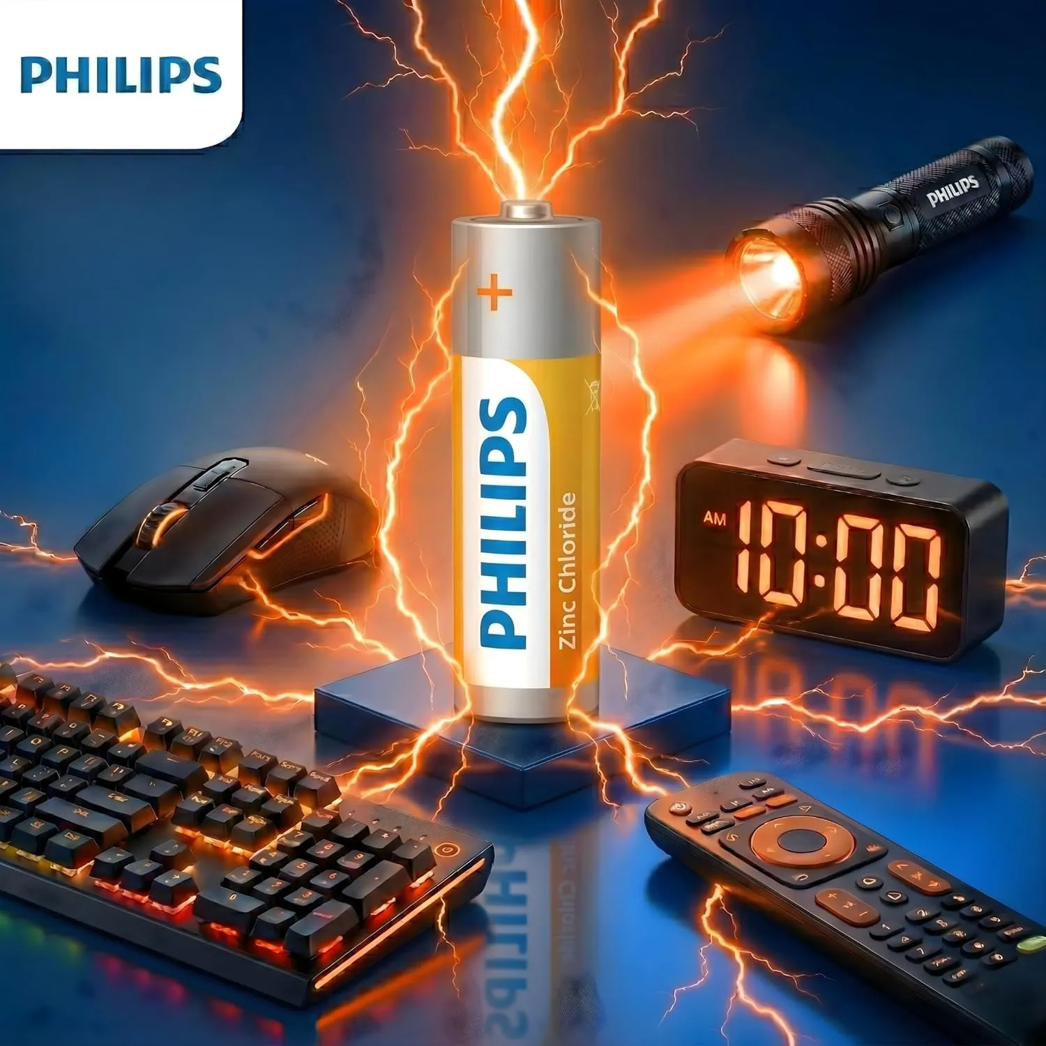 PHILIPS AAA Zinc Battery (Pack of 10) view 4