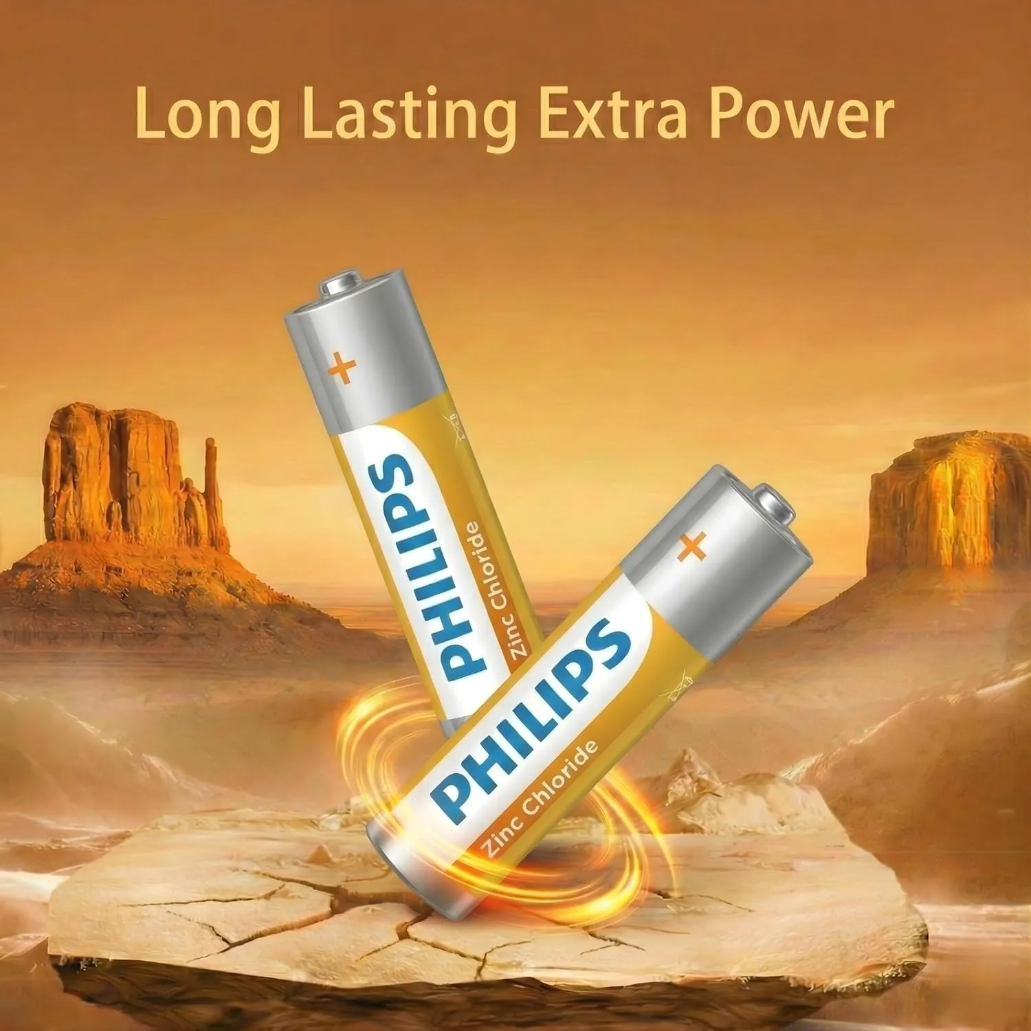 PHILIPS AAA Zinc Battery (Pack of 10) view 2