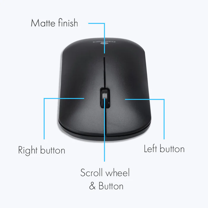 Zebronics Wireless Mouse DAZZLE view 3