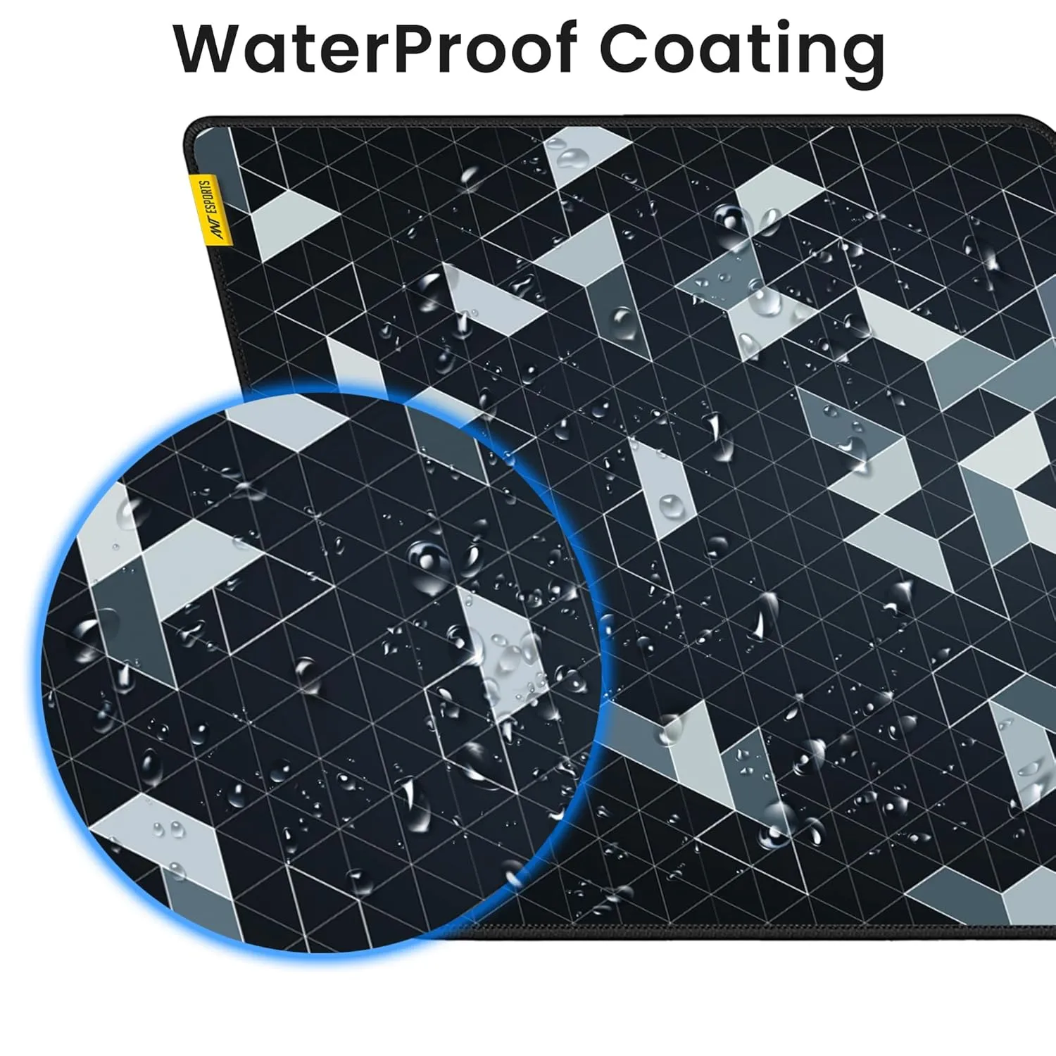 Ant Esports Prism Mouse Pad 260X210X3mm Anti-fray Stitching view 2