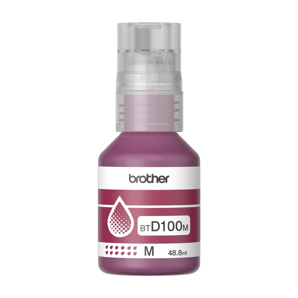 Brother Inkjet Ink Bottle BTD100M Magenta 48.8ml view 2