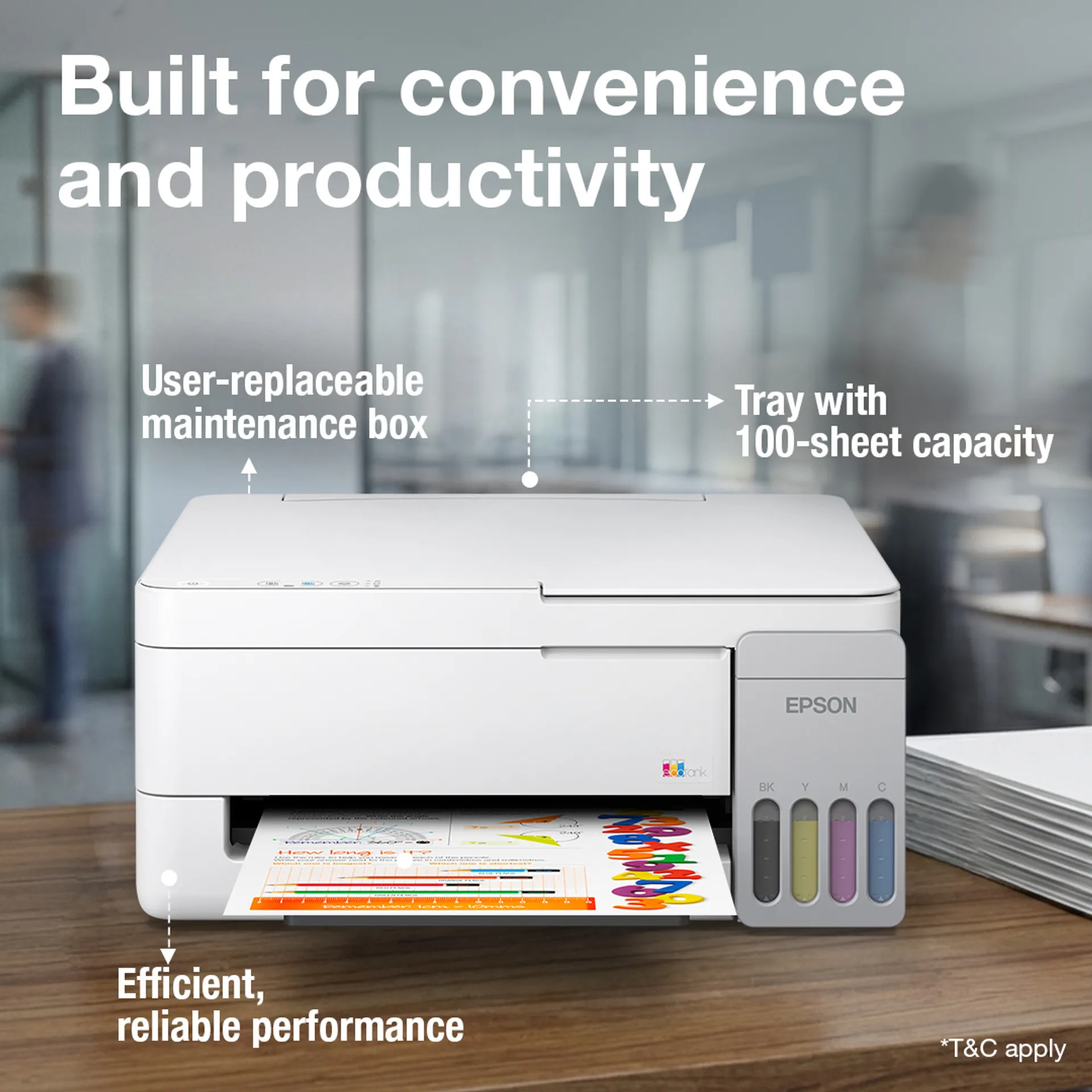 Epson Ink Tank Color Printer L3315 A4 Multi Function (4 Colour) view 4