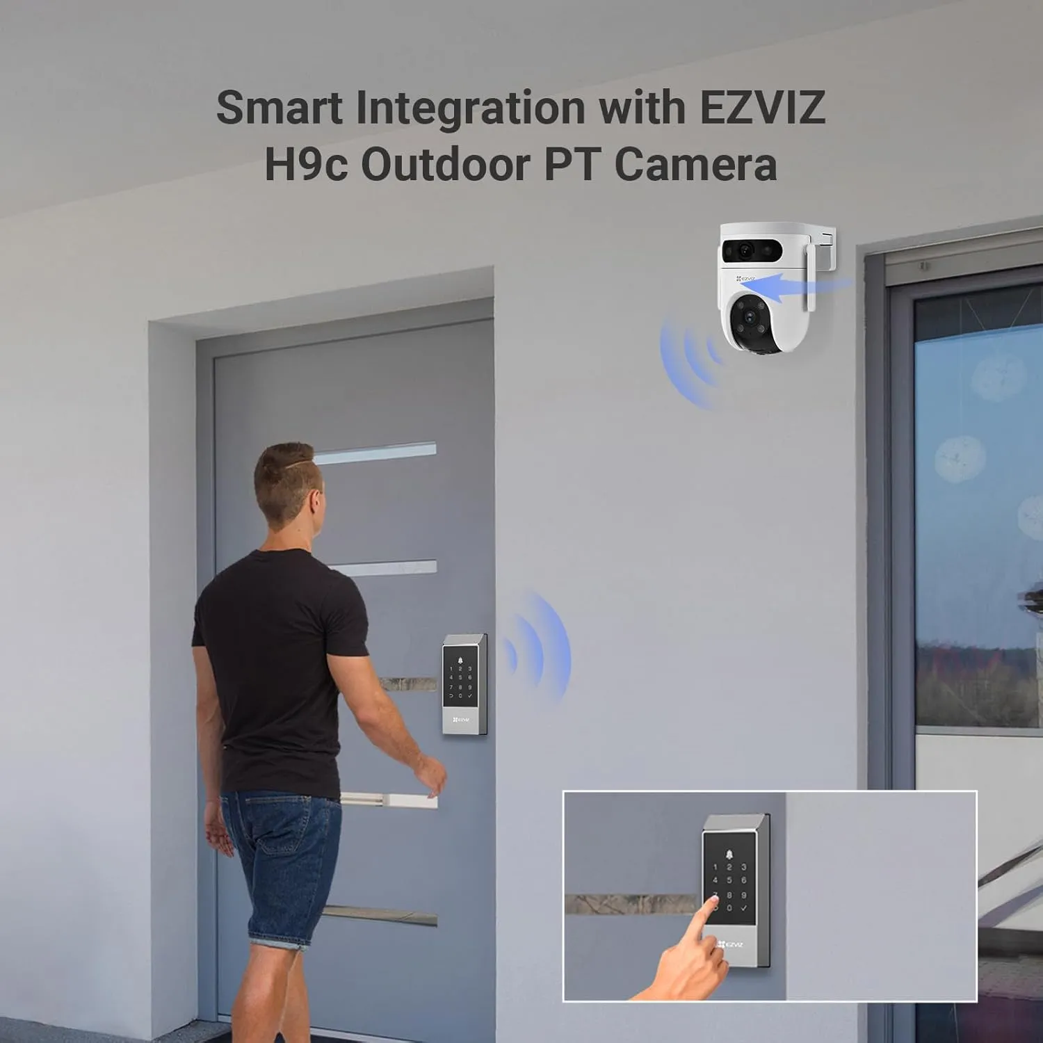 EZVIZ DL04 Smart Deadbolt Lock view 3